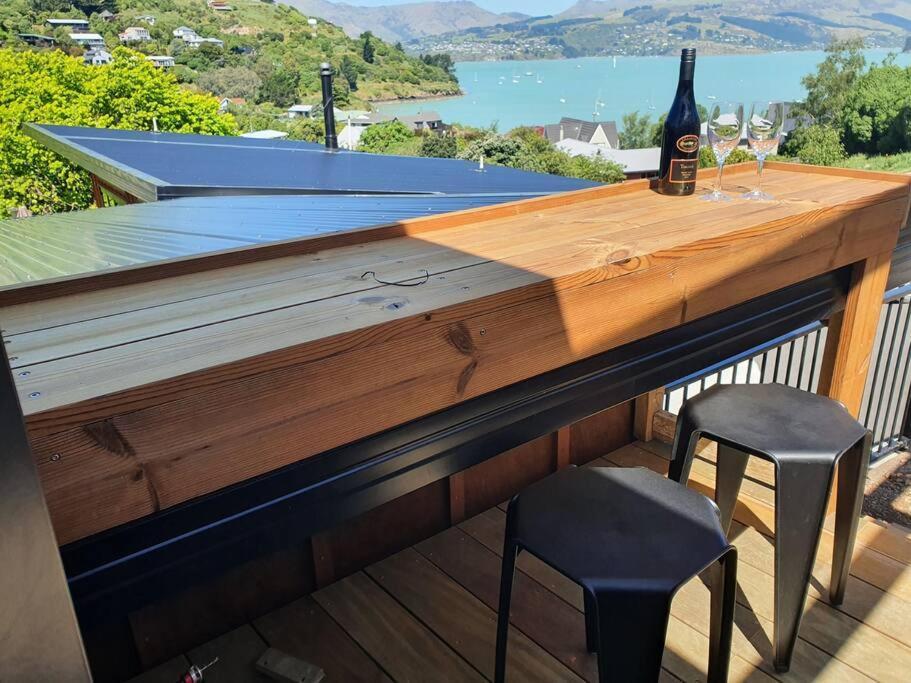 Cass Bay Retreat With Outdoor Bath Christchurch Apartment Lyttelton Ngoại thất bức ảnh